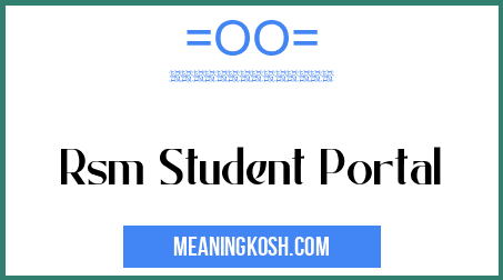 homework student portal rsm